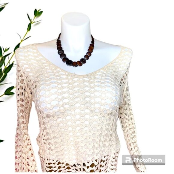 Vintage Coin Beaded Necklace - Picture 2 of 12